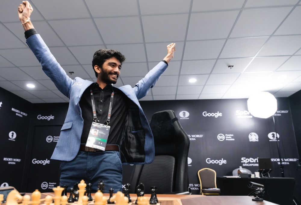 Gukesh D Crowned Youngest FIDE World Chess Champion After Dramatic Game 14 Victory